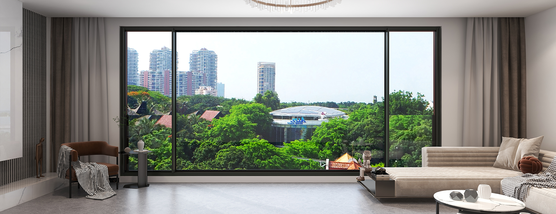 产品优势客厅篇 - 伊盾一线门窗品牌